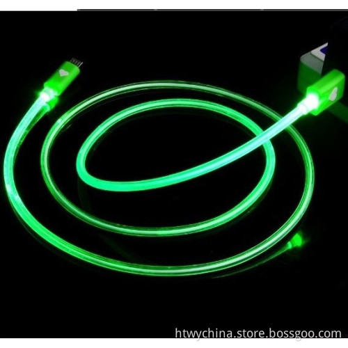 Glowing USB Sync Data Charger LED Light Cable for Samsung Galaxy S3/S4